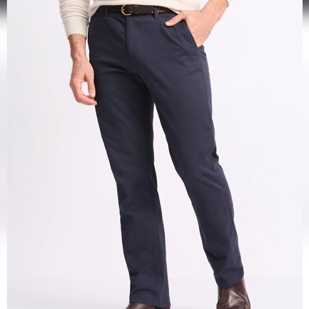 467 NWT Hawker Rye Essential Wash Stretch Relaxed Fit Chino Size 46x30